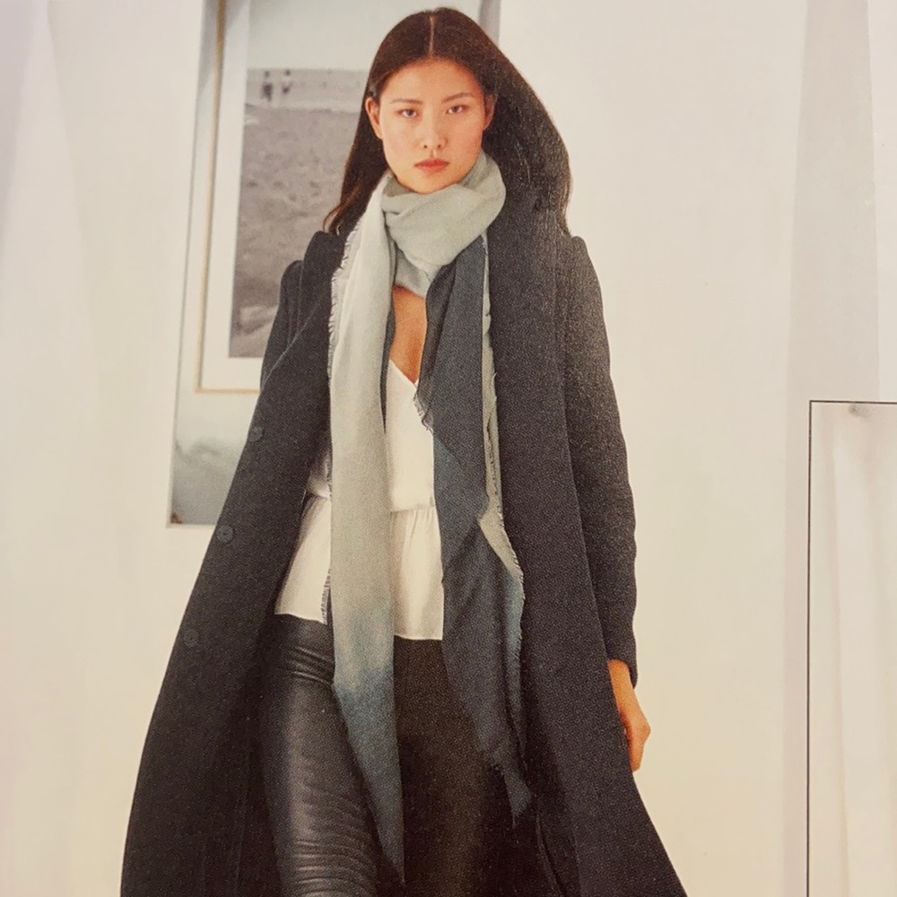 Brand new Cushnie grey horizon scarf, super soft and oversized for versatile use
